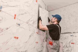 Marble Installation Services provided by budget baths and showers